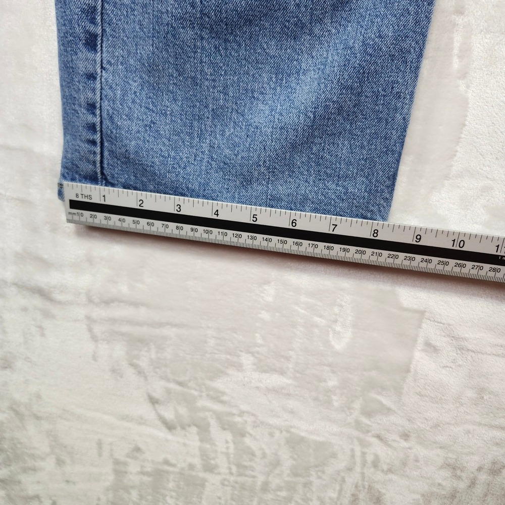 Levi's 514 Straight Fit Jeans Mens 42x30 Blue Excellent Medium Wash Denim - Picture 4 of 9
